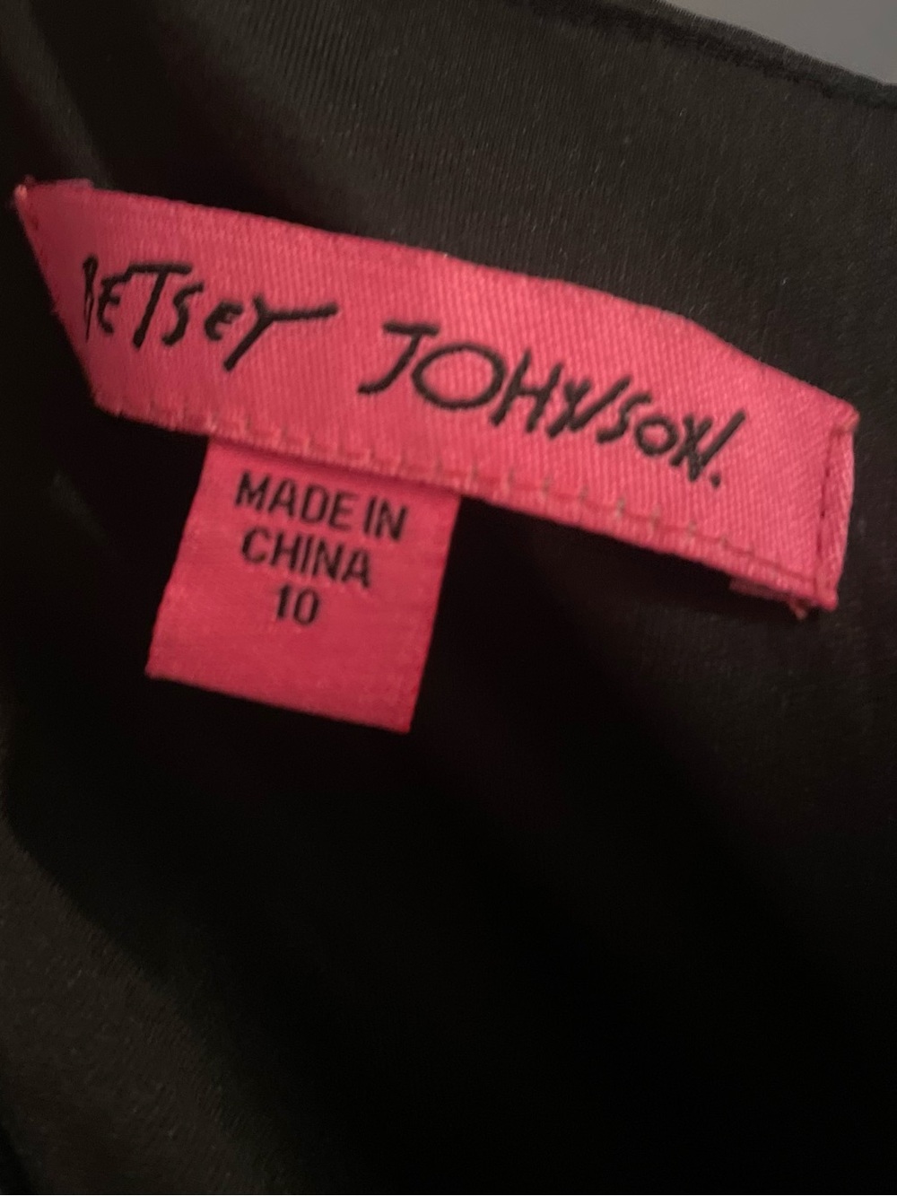 Betsey Johnson Black Floral Midi Dress - Picture 3 of 4